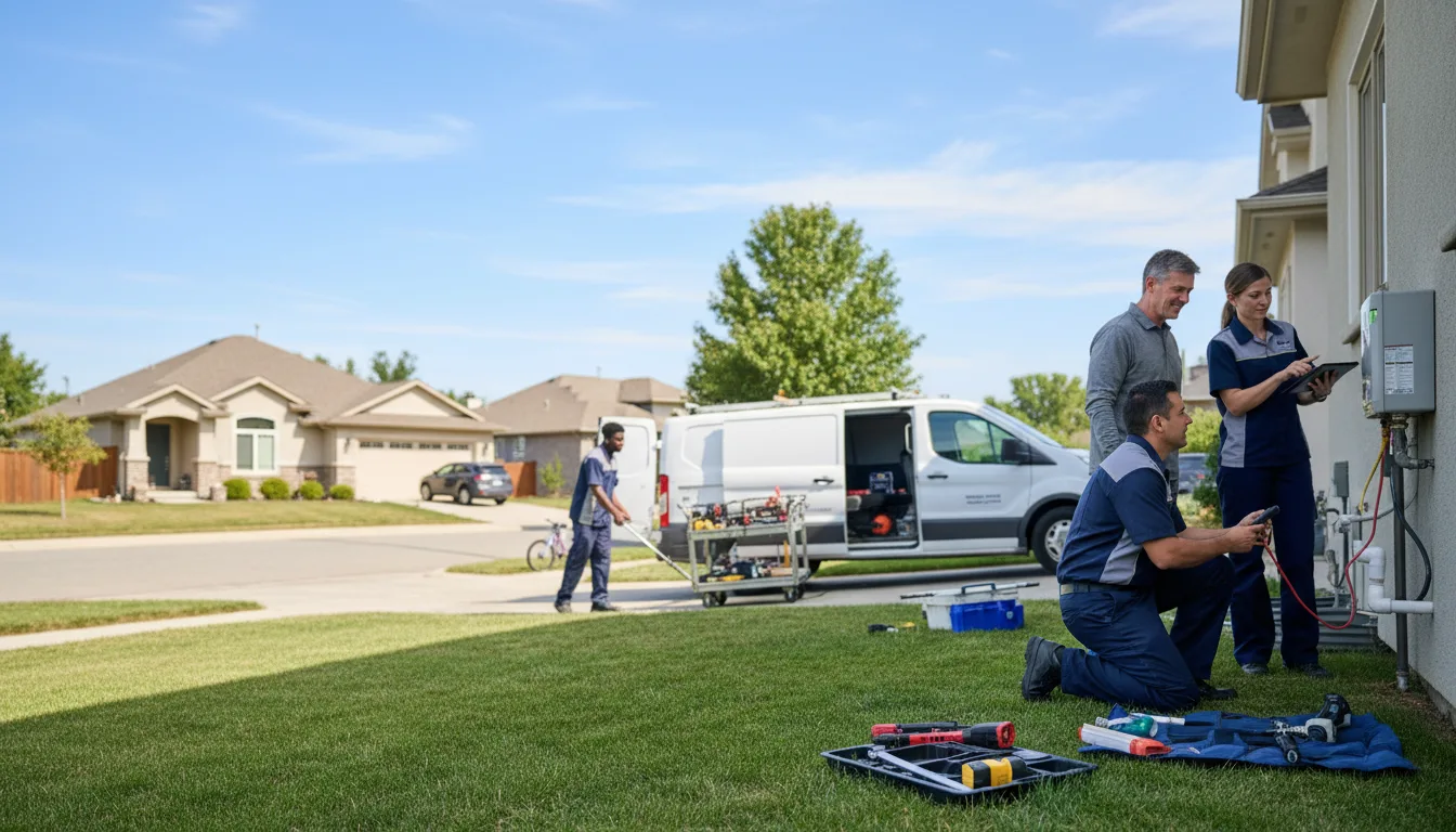 Tankless water heater service in Grimes, IA